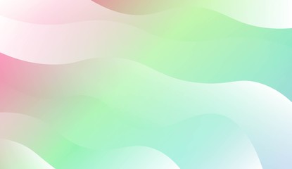 Wave Modern Background. For Your Design Wallpaper, Presentation, Banner, Flyer, Cover Page, Landing Page. Vector Illustration with Color Gradient.