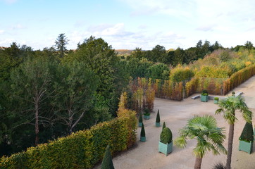 Autumn in the gardens of Versailles