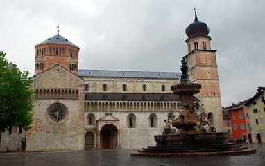 Fototapeta na wymiar The cathedral of San Vigilio, Trento, Italy