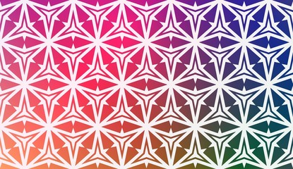 Template Background With Curved Line. Vector Illustration. Abstract Blurred Gradient. For Flyer, Screen, Business Presentation