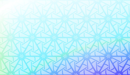 Original interior background in geometric style. Curved line. Vector illustration. Gradient color
