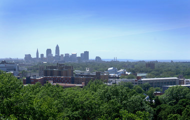 Fototapeta na wymiar Cleveland Skyline