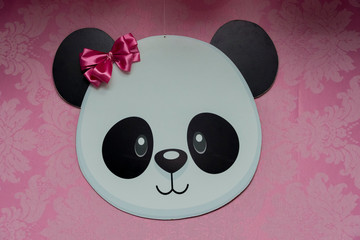 Decoração com o tema de urso panda para o aniversário de menina  © Divina Epiphania