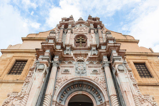 Portico of the Vera Cruz Sanctuary in Caravaca de la Cruz holy city, province of Murcia, Spain