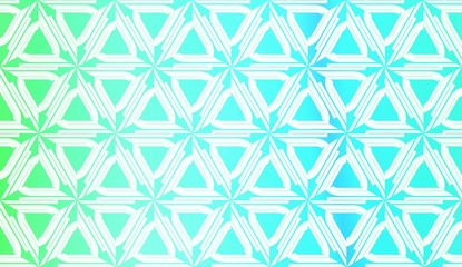 Pattern With Abstract Illusion Triangles. Gradient background. Vector Illustration. Design For Paper, Flyer, Presentation, Invitation Card