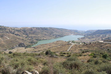 Dam below the Mountains