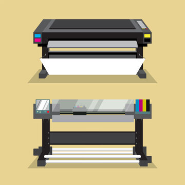 Two of black Printers in medium size