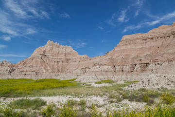 Fototapeta premium Badlands National Park Mountain Formations
