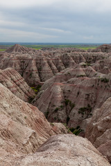 Badlands National Park Mountain Formations