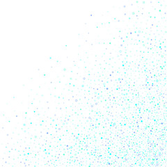 Blue, cyan, turquoise glitter stars confetti