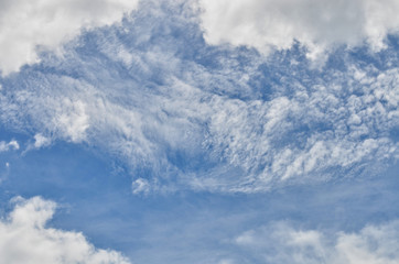 Sky Cloud Wisp Pattern and Texture