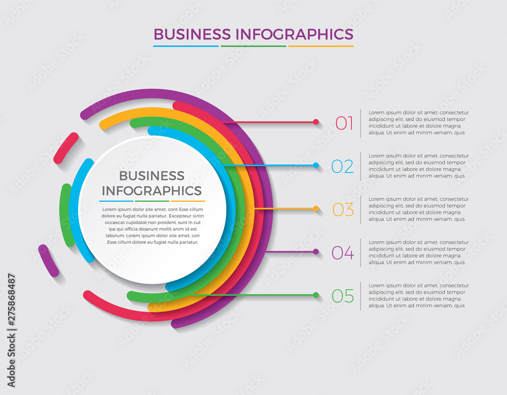 Aufkleber infographic design vector and marketing icons can be used for workflow layout, diagram, annual repor