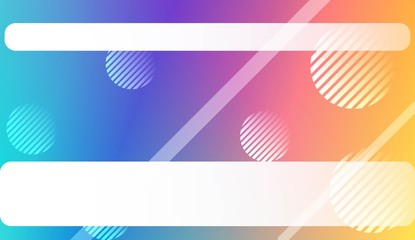 Colorful Gradient Color Background with Line, Circle. Wallpaper. For Bright Website Banner, Invitation Card, Scree Wallpaper. Vector Illustration.
