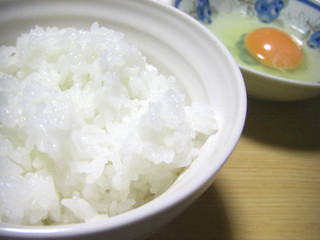 ご飯と生卵
