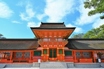 夏空と宇佐神宮
