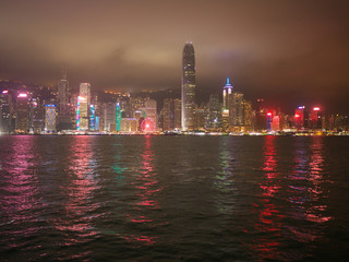 People's Republic of China Hong Kong Special Administrative Region victoria harbor night view