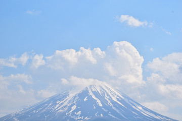 富士山と空