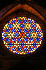stained glass window