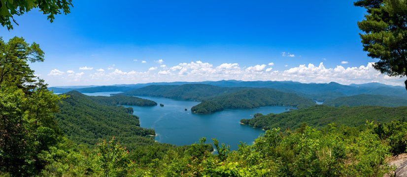 Lake Jocassee viewed from Jumping Off Rock, Jocassee Gorges Wilderness Area, South Carolina	