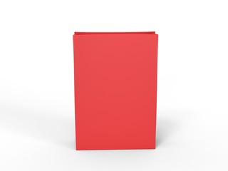 Blank template of shopping Paper Bag 3d illustration for branding design and mock up.