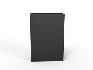 Blank template of shopping Paper Bag 3d illustration for branding design and mock up.