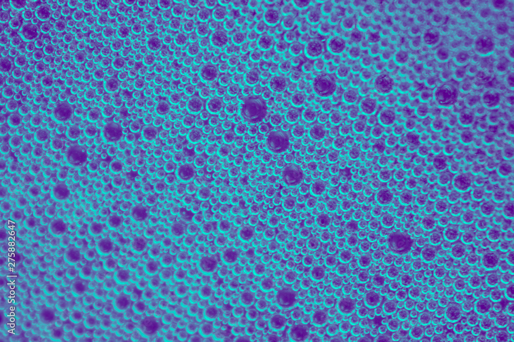 Aufkleber abstract texture of soap bubbles with effect of blur.