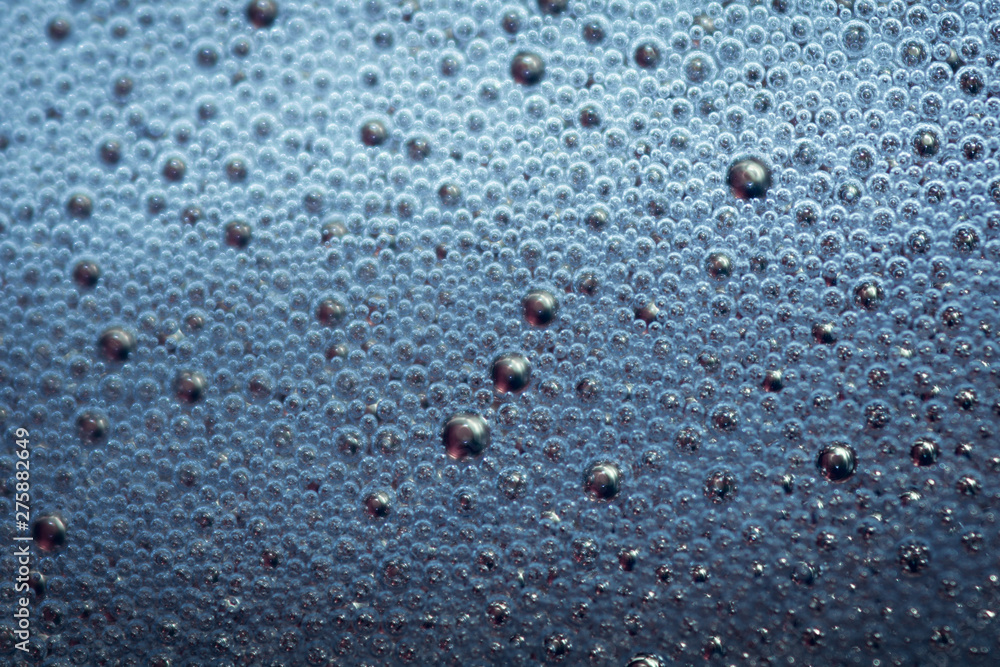 Aufkleber abstract texture of soap bubbles with effect of blur.
