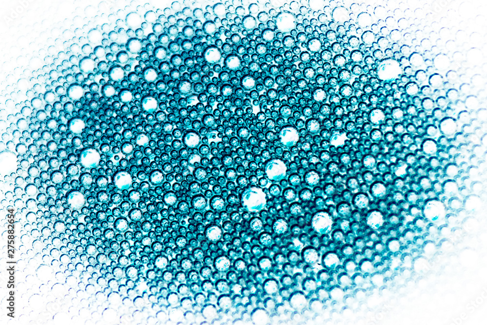 Aufkleber abstract texture of soap bubbles with effect of blur.