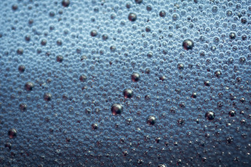 Abstract texture of soap bubbles with effect of blur.