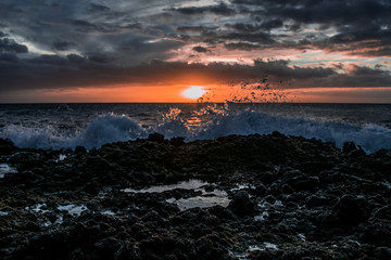 Obraz premium sunset over the sea