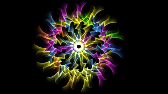 FRACTAL SYMETRIC FLOWER  DIGITAL ARTWORK