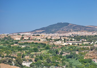 Obraz premium Scenic view of Fes in Morocco