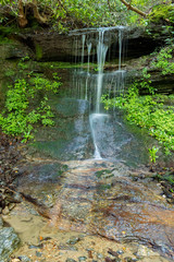 Unnamed Waterfall in Jocassee Gorges Wilderness Area on Horse Pasture Road, South Carolina