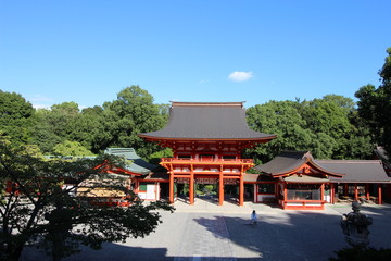 Fototapeta premium 近江神社の境内