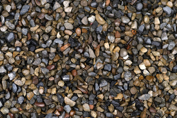  texture photo of soaked small stones