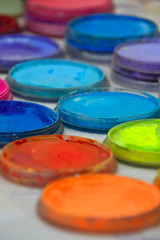 colorful watercolors