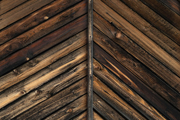 texture of natural wood wall burned during a fire