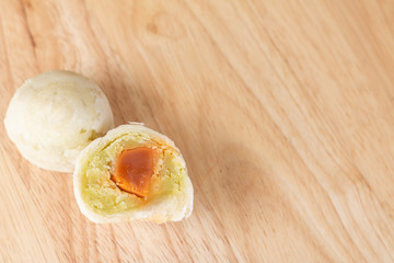 Chinese Pastry-Mung Bean with Egg Yolk