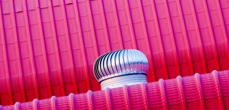 air ventilator on the roof of factory.