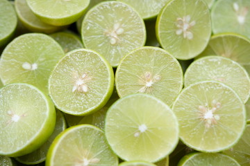 lime on white background