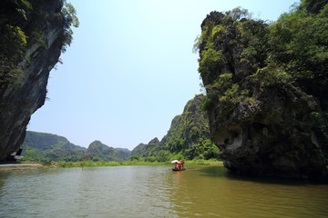 Tam coc valley in Ninh Binh, vietnam