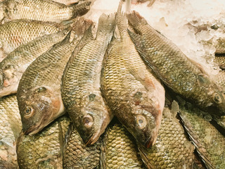 Thai seafood is sold in the morning market.16