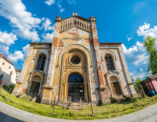 Synagogue building in Bytca, Slovakia