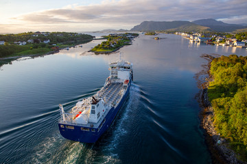 Ms Eidsvaag Pioner handed over from Vard Aukra to Eidsvaag AS. The feed cargo boat is the yard's...