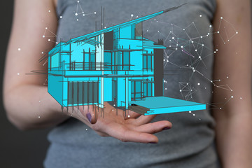 using futuristic interface of smart home automation iot