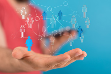network digital in hand