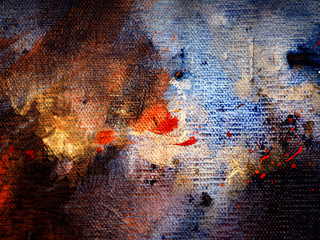 hand draw colorful oil paint abstract background.