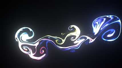 Magic space texture, pattern, looks like colorful smoke and fire