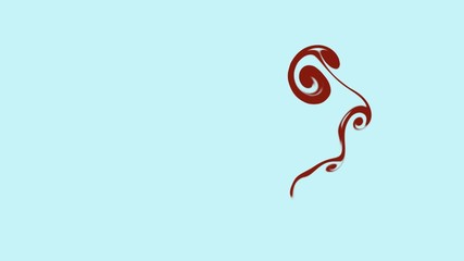 Magic space texture, pattern, looks like colorful smoke and fire