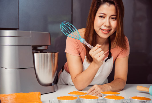 Portrait Woman Owner Bakery Shop